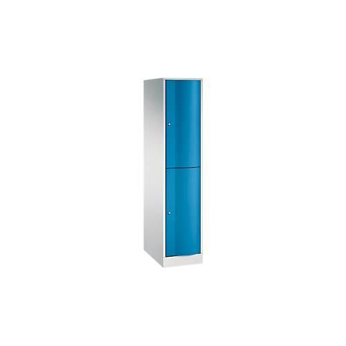 4061261437321 - Garderobenspind Resisto 1 Abteil 2 Fächer B 396 x T 640 x H 1950 mm Lichtgrau Clowngrün 4061261437321 - Garderobenspind Resisto 1 Abteil 2 Fächer B 396 x T 640 x H 1950 mm Lichtgrau Clowngrün