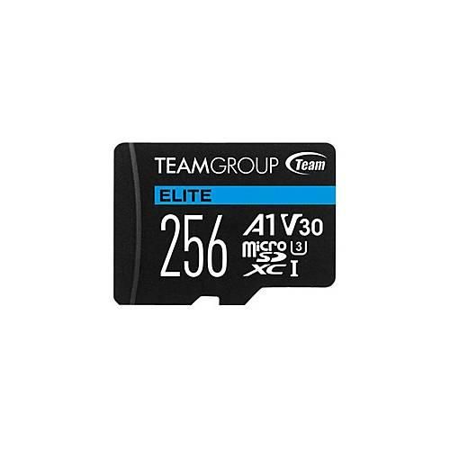 0765441645370 - Team ELITE A1 - Flash-Speicherkarte (SD-Adapter inbegriffen) - 256 GB - A1 Video Class V30 UHS-I U3 - microSDXC 0765441645370 - Team ELITE A1 - Flash-Speicherkarte (SD-Adapter inbegriffen) - 256 GB - A1 Video Class V30 UHS-I U3 - microSDXC