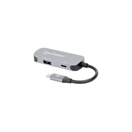 0766623130707 - USB-C Dock Hub Ports (x3)Â HDMI USB-A and USB-C With Power Delivery (100W) to USB-C Port (Note add USB-C wall charger and USB-C cable needed) All Ports can be used at the same time Aluminium Space Grey Three Year Warranty Retai 0766623130707 - USB-C Dock Hub Ports (x3)Â HDMI USB-A and USB-C With Power Delivery (100W) to USB-C Port (Note add USB-C wall charger and USB-C cable needed) All Ports can be used at the same time Aluminium Space Grey Three Year Warranty Retai