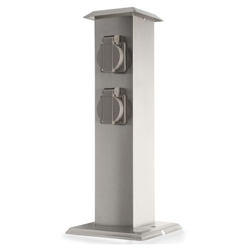 4260213361053 - Grafner® Edelstahl Steckdosensäule mit 4 Außensteckdosen Gartensteckdose Energiesäule 4260213361053 - Grafner® Edelstahl Steckdosensäule mit 4 Außensteckdosen Gartensteckdose Energiesäule