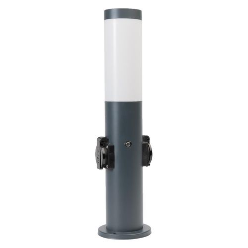 4260649283349 - Grafner® Steckdosensäule anthrazit mit Dämmerungssensor Edelstahl Gartensteckdose Energiesäule 4260649283349 - Grafner® Steckdosensäule anthrazit mit Dämmerungssensor Edelstahl Gartensteckdose Energiesäule