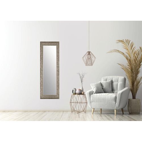 4251062259028 - Dekospiegel LENFRA Noemie silber (silberfarben) Spiegel B H T 50cm x 150cm x 3cm Holz Wandspiegel B50cm H150cm T3cm