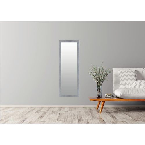 4251062255495 - Dekospiegel LENFRA Nora silber (silberfarben) Spiegel B H T 51cm x 141cm x 21cm MDF Wandspiegel B51cm H141cm T21cm