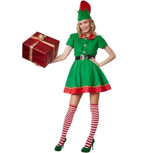 4061173025319 - tectake® Frauenkostüm Fleißige Weihnachtselfe 4061173025319 - tectake® Frauenkostüm Fleißige Weihnachtselfe
