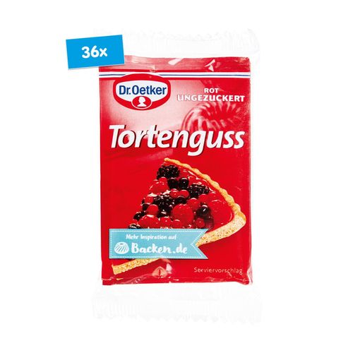 4000521164935 - Dr Oetker Tortenguss Rot für 3 x 250 ml 36er Pack 4000521164935 - Dr Oetker Tortenguss Rot für 3 x 250 ml 36er Pack