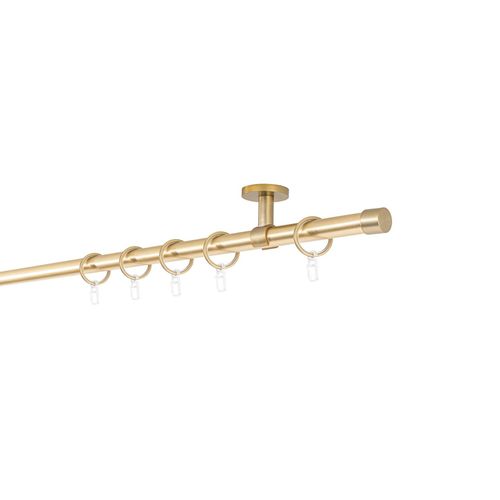 4066866156806 - 20mm1-läufigRohrDeckenträger classicEndstück cap Größe 170cm Farbvariante Messing-Matt 4066866156806 - 20mm1-läufigRohrDeckenträger classicEndstück cap Größe 170cm Farbvariante Messing-Matt