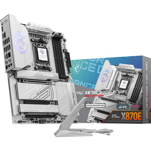 4711377290630 - MPG X870E EDGE TI WIFI Mainboard - AMD X870E - AMD AM5 socket - DDR5 RAM - ATX 4711377290630 - MPG X870E EDGE TI WIFI Mainboard - AMD X870E - AMD AM5 socket - DDR5 RAM - ATX
