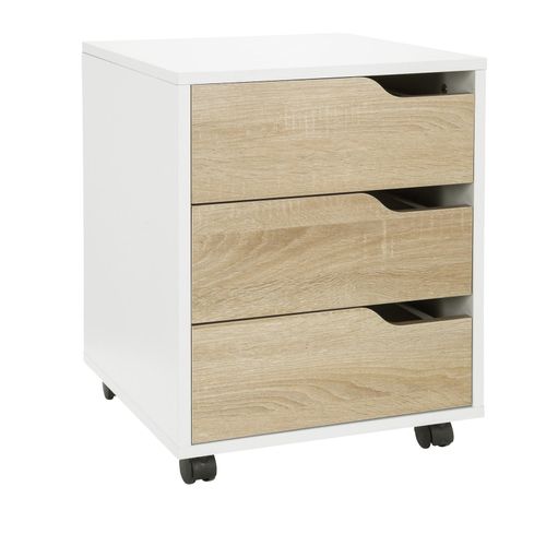 4064323020097 - Rollcontainer ORGANISER I Melaminharzbeschichtete Spanplatte hjh OFFICE 4064323020097 - Rollcontainer ORGANISER I Melaminharzbeschichtete Spanplatte hjh OFFICE