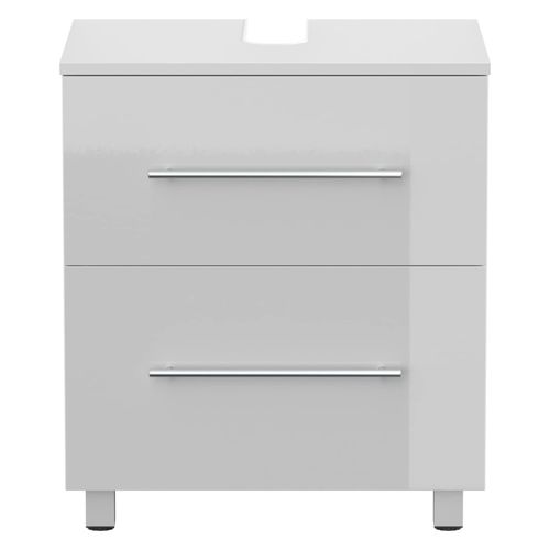 4251982676554 - Mondial Universal Unterbau auf Standfüßen 55 cm SoftClose weiss hochglanz 4251982676554 - Mondial Universal Unterbau auf Standfüßen 55 cm SoftClose weiss hochglanz