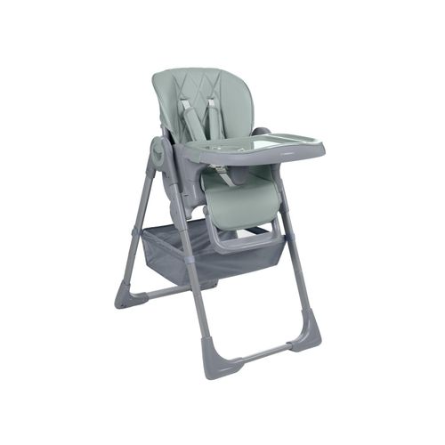 3800171217705 - Kikkaboo Kinderhochstuhl Comfy höhenverstellbar Gurt Doppeltablett klappbar türkis