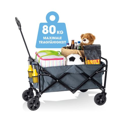 2100000922512 - EASYmaxx Bollerwagen faltbar grau 2100000922512 - EASYmaxx Bollerwagen faltbar grau