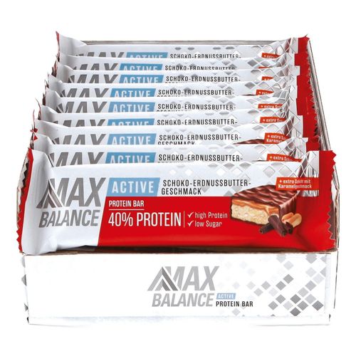 4311596641734 - Maxbalance 40% Active Proteienriegel Schoko-Erdnussbutter 50 g 15er Pack 4311596641734 - Maxbalance 40% Active Proteienriegel Schoko-Erdnussbutter 50 g 15er Pack