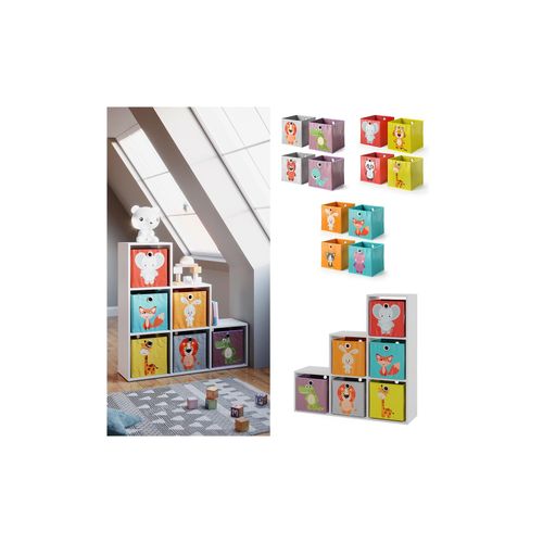 4066731034499 - Treppenregal Raumteiler Bücherregal 6 Fächer Weiß Stufenregal Faltbox 4066731034499 - Treppenregal Raumteiler Bücherregal 6 Fächer Weiß Stufenregal Faltbox