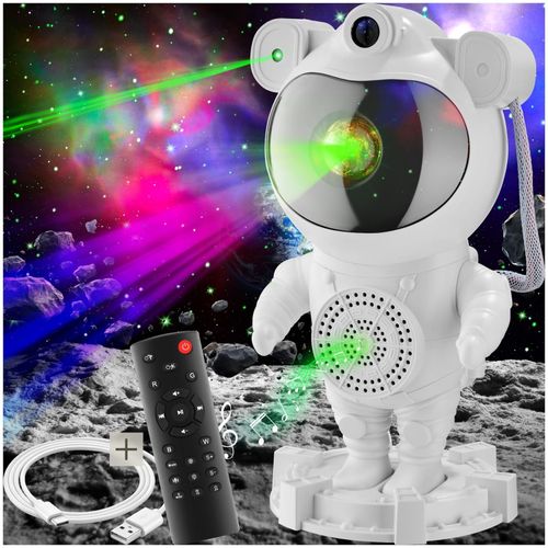 4061173268310 - tectake® LED-Sternenhimmel-Projektor 360° drehbarer Kopf mit Sternen Mond und Nebel 4 RGB-Farben 5 W inkl Stromkabel Bluetooth- und Music-Funktion mit 8 Sounds sowie Timer 4061173268310 - tectake® LED-Sternenhimmel-Projektor 360° drehbarer Kopf mit Sternen Mond und Nebel 4 RGB-Farben 5 W inkl Stromkabel Bluetooth- und Music-Funktion mit 8 Sounds sowie Timer