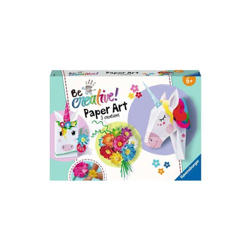 4005556235414 - Bastel-Set BE CREATIVE! - PAPER ART UNICORN in bunt 4005556235414 - Bastel-Set BE CREATIVE! - PAPER ART UNICORN in bunt