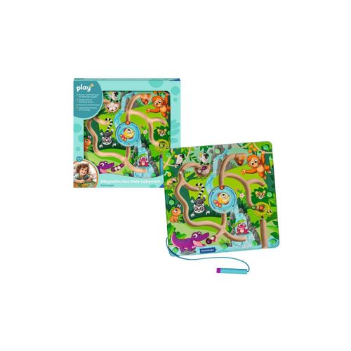 4005556048731 - Spiel Play+ Magnetisches Holz-Labyrinth Dschungel - ab 18 Monate 4005556048731 - Spiel Play+ Magnetisches Holz-Labyrinth Dschungel - ab 18 Monate