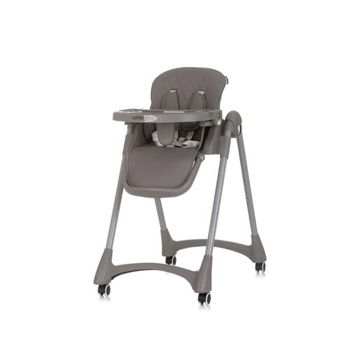 3800931061128 - Kinderhochstuhl Candy Shop 4 Räder verstellbar Fußstütze faltbar grau 3800931061128 - Kinderhochstuhl Candy Shop 4 Räder verstellbar Fußstütze faltbar grau