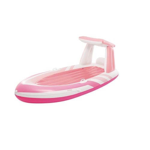 6941057428802 - INTEX 57804EU - Luftmatratze - Pink Paradise Boat (244x97x114cm) mit Haltegriffen und Getränkehaltern 6941057428802 - INTEX 57804EU - Luftmatratze - Pink Paradise Boat (244x97x114cm) mit Haltegriffen und Getränkehaltern