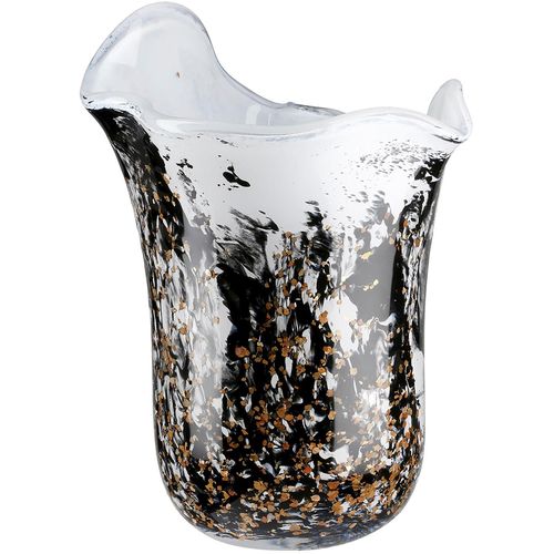 4063387528938 - Tischvase GILDE Vase Petunia schwarz-weiß schwarz-weiß (schwarz weiß) B17cm H215cm T17cm Ø17cm Glas Vasen 4063387528938 - Tischvase GILDE Vase Petunia schwarz-weiß schwarz-weiß (schwarz weiß) B17cm H215cm T17cm Ø17cm Glas Vasen