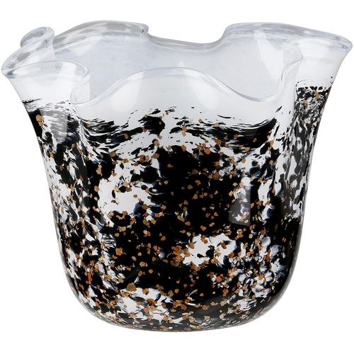 4063387528921 - Tischvase GILDE Vase Petunia schwarz-weiß schwarz-weiß (schwarz weiß) B20cm H165cm T20cm Ø20cm Glas Vasen 4063387528921 - Tischvase GILDE Vase Petunia schwarz-weiß schwarz-weiß (schwarz weiß) B20cm H165cm T20cm Ø20cm Glas Vasen
