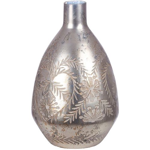 4063387530849 - Bodenvase GILDE Vase Peso grau H43 cm grau B26cm H43cm T26cm Glas Vasen 4063387530849 - Bodenvase GILDE Vase Peso grau H43 cm grau B26cm H43cm T26cm Glas Vasen