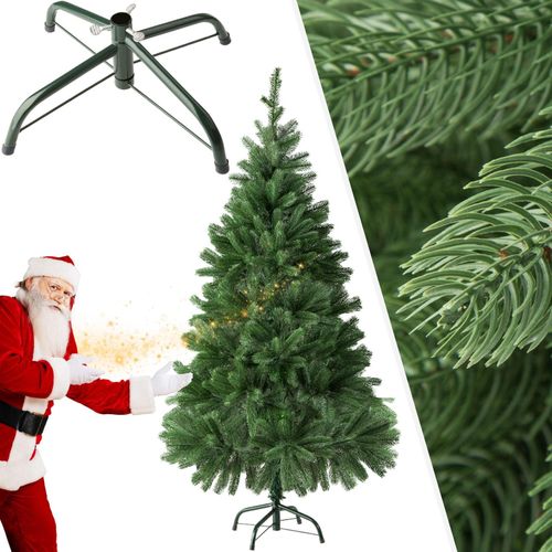 4260552088239 - tectake® Weihnachtsbaum verschiedene Größen künstlich Spritzguss formbar mit viel Volumen inklusive Metallständer mit Kunststoffkappen 4260552088239 - tectake® Weihnachtsbaum verschiedene Größen künstlich Spritzguss formbar mit viel Volumen inklusive Metallständer mit Kunststoffkappen