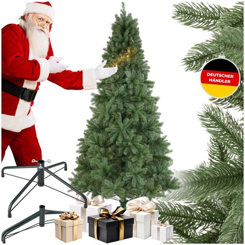 4061173269690 - tectake® Weihnachtsbaum künstlich in Grün mit Spritzgussnadeln formbar mit viel Volumen pulverbeschichteter Metallständer mit Kunststoffkappen 4061173269690 - tectake® Weihnachtsbaum künstlich in Grün mit Spritzgussnadeln formbar mit viel Volumen pulverbeschichteter Metallständer mit Kunststoffkappen
