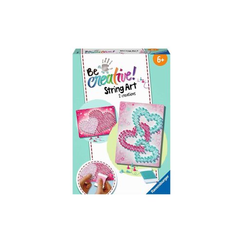 4005556182428 - Bastel-Set BE CREATIVE! – STRING ART HEART in bunt 4005556182428 - Bastel-Set BE CREATIVE! – STRING ART HEART in bunt