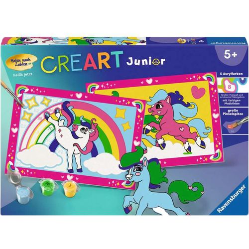 4005556239832 - CreArt Junior - Zauberponys mit Regenbogen Malen 4005556239832 - CreArt Junior - Zauberponys mit Regenbogen Malen