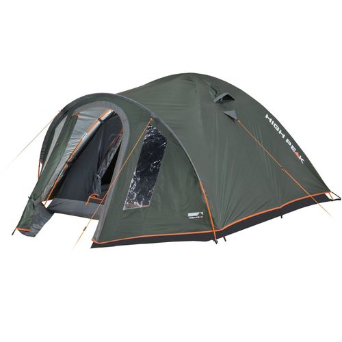 4001690103527 - Kuppelzelt HIGH PEAK Zelt Nevada 41 Zelte Gr B H L 250 cm x 135 cm x 325 cm grün (dunkelgrün) Familienzelte