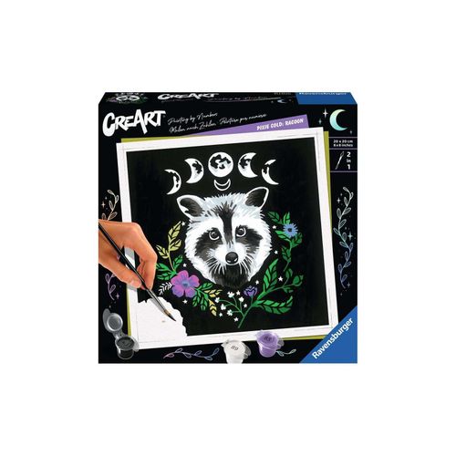 4005556235094 - Malen nach Zahlen RAVENSBURGER Pixie Cold Racoon Malvorlagen bunt Kinder Basteln Malen Kosmetik Schmuck Made in Europe FSC - schützt Wald weltweit 4005556235094 - Malen nach Zahlen RAVENSBURGER Pixie Cold Racoon Malvorlagen bunt Kinder Basteln Malen Kosmetik Schmuck Made in Europe FSC - schützt Wald weltweit