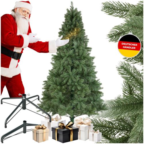 4061173269683 - tectake® Weihnachtsbaum künstlich in Grün mit Spritzgussnadeln formbar mit viel Volumen pulverbeschichteter Metallständer mit Kunststoffkappen 4061173269683 - tectake® Weihnachtsbaum künstlich in Grün mit Spritzgussnadeln formbar mit viel Volumen pulverbeschichteter Metallständer mit Kunststoffkappen