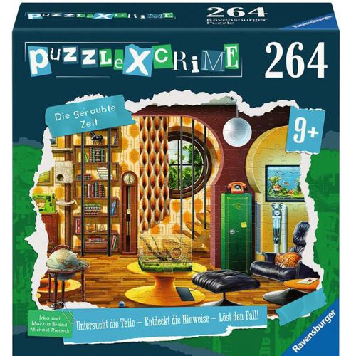 4005556133932 - Ravensburger Puzzle X Crime Kids - Die geraubte Zeit- 264 Teile Puzzle-Krimispiel für 1- 4 junge Detektive ab 9 Jahren 4005556133932 - Ravensburger Puzzle X Crime Kids - Die geraubte Zeit- 264 Teile Puzzle-Krimispiel für 1- 4 junge Detektive ab 9 Jahren