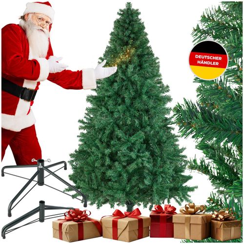 4061173269669 - tectake® Weihnachtsbaum künstlich in Grün mit dichten Nadeln formbar mit viel Volumen pulverbeschichteter Metallständer mit Kunststoffkappen 4061173269669 - tectake® Weihnachtsbaum künstlich in Grün mit dichten Nadeln formbar mit viel Volumen pulverbeschichteter Metallständer mit Kunststoffkappen
