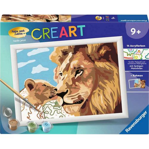 4005556239955 - CreArt - Löwe mit Baby Malen 4005556239955 - CreArt - Löwe mit Baby Malen