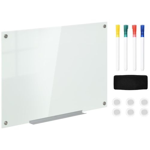 4255633540621 - Magnettafel mit Trockenwischer Magneten und Stiften weiß 90L x 60B x 04H cm glasmagnetisches whiteboard wandtafel mit trockenem radiergummi 4255633540621 - Magnettafel mit Trockenwischer Magneten und Stiften weiß 90L x 60B x 04H cm glasmagnetisches whiteboard wandtafel mit trockenem radiergummi