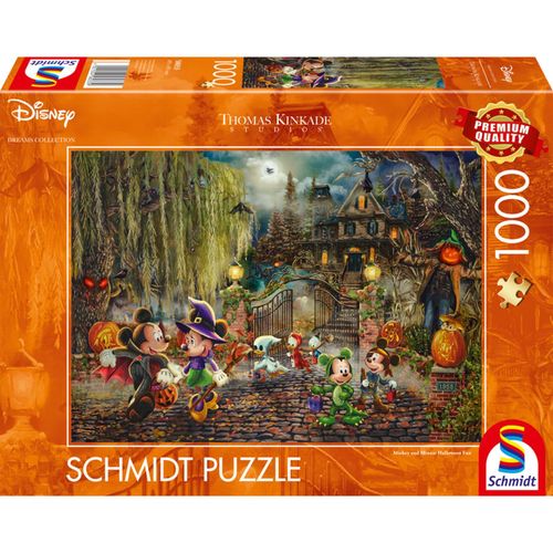 4001504580339 - Thomas Kinkade Studios Disney Dreams Collection - Mickey & Minnie Halloween Fun Puzzle 4001504580339 - Thomas Kinkade Studios Disney Dreams Collection - Mickey & Minnie Halloween Fun Puzzle