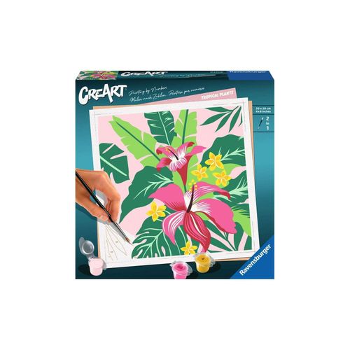 4005556237289 - Malen nach Zahlen RAVENSBURGER Tropical Plants bunt Malvorlagen KinderB20cm H20cm Made in Europe B20cm H20cm 4005556237289 - Malen nach Zahlen RAVENSBURGER Tropical Plants bunt Malvorlagen KinderB20cm H20cm Made in Europe B20cm H20cm