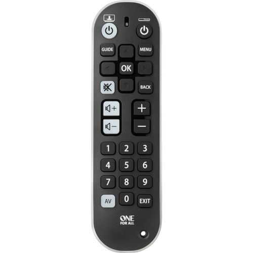 8716184059933 - Universal-Fernbedienungen One for All Zapper Numbers Universalfernbedienung URC 6820 URC6820 8716184059933 - Universal-Fernbedienungen One for All Zapper Numbers Universalfernbedienung URC 6820 URC6820