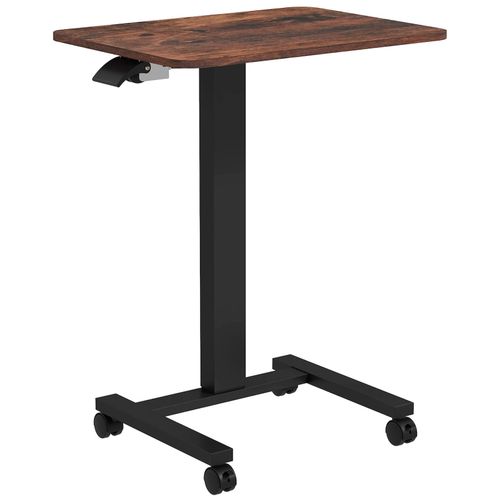 4255633547149 - Computertisch Höhenverstellbar Laptoptisch mit Rollen Steh-Sitz Schreibtisch Mobiler Beistelltisch mit Handkurbel für Wohnzimmer Schlafzimmer 4255633547149 - Computertisch Höhenverstellbar Laptoptisch mit Rollen Steh-Sitz Schreibtisch Mobiler Beistelltisch mit Handkurbel für Wohnzimmer Schlafzimmer