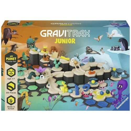 4005556270590 - Ravensburger GraviTrax Junior Starter-Set XXL - Erweiterbare Kugelbahn für Kinder Murmelbahn aus umweltfreundlichen Materialen mit Themenwelten Lernspielzeug und Konstruktionsspielzeug ab 3 Jahren 4005556270590 - Ravensburger GraviTrax Junior Starter-Set XXL - Erweiterbare Kugelbahn für Kinder Murmelbahn aus umweltfreundlichen Materialen mit Themenwelten Lernspielzeug und Konstruktionsspielzeug ab 3 Jahren