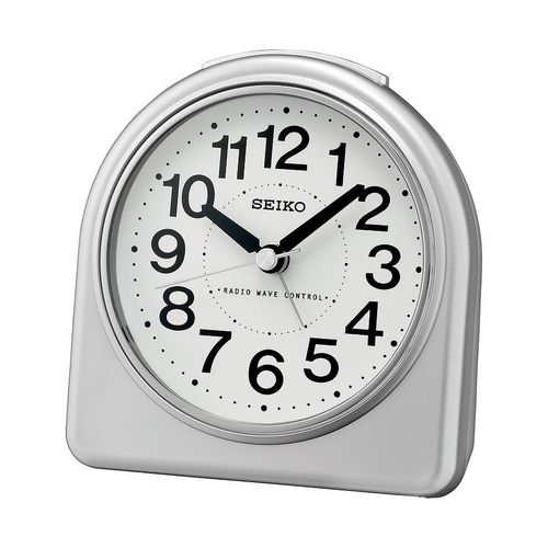 4517228838613 - Funkwecker SEIKO QHR204S silber (silberfarben) Wecker Wecker Reisewecker Piepalarm Schlafzimmer Geschenkidee 4517228838613 - Funkwecker SEIKO QHR204S silber (silberfarben) Wecker Wecker Reisewecker Piepalarm Schlafzimmer Geschenkidee