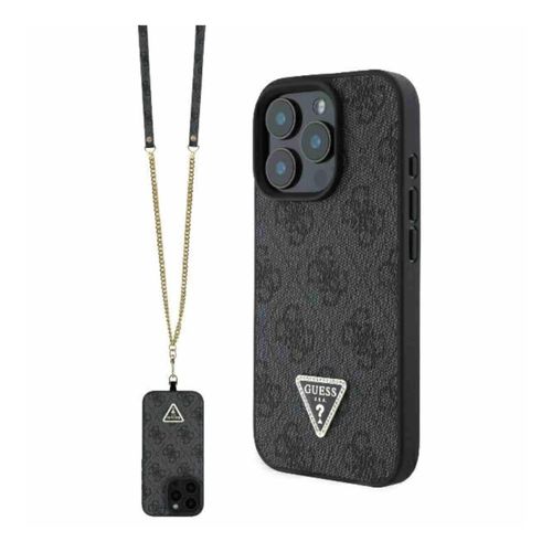 3666339328634 - Apple iPhone 16 Pro Max Metal Logo Strass Crossbody Hülle Case 3666339328634 - Apple iPhone 16 Pro Max Metal Logo Strass Crossbody Hülle Case