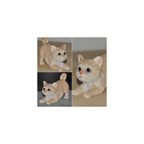4251639205359 - Dazikemo Dekofigur Gartenfigur sitzende Katze rot braun 4251639205359 - Dazikemo Dekofigur Gartenfigur sitzende Katze rot braun