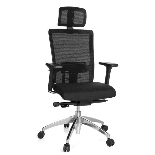 4260284081492 - Profi Bürostuhl ASTRA LUX Stoff Netzstoff mit Armlehnen (höhenverstellbar) hjh OFFICE 4260284081492 - Profi Bürostuhl ASTRA LUX Stoff Netzstoff mit Armlehnen (höhenverstellbar) hjh OFFICE