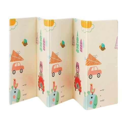 4260565528203 - Kinder Spielmatte Lina 180x200 cm Tiere - XXL Matte Schaumstoff - faltbar & soft - Weiß 4260565528203 - Kinder Spielmatte Lina 180x200 cm Tiere - XXL Matte Schaumstoff - faltbar & soft - Weiß