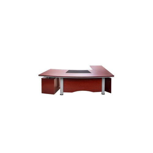 4260180270082 - Büromöbel Chef Schreibtisch BERLIN links 260 cm Furnier Winkelschreibtisch 4260180270082 - Büromöbel Chef Schreibtisch BERLIN links 260 cm Furnier Winkelschreibtisch