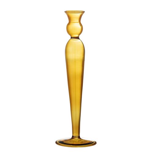 5711173267064 - Kerzenhalter Dara aus Glas Ø85xH27 cm gelb 5711173267064 - Kerzenhalter Dara aus Glas Ø85xH27 cm gelb