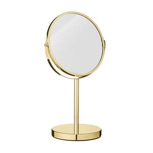5711173169139 - Standspiegel Kosmetikspiegel Milde mit 2-fach Vergrößerung Ø20 x H35 cm gold 5711173169139 - Standspiegel Kosmetikspiegel Milde mit 2-fach Vergrößerung Ø20 x H35 cm gold