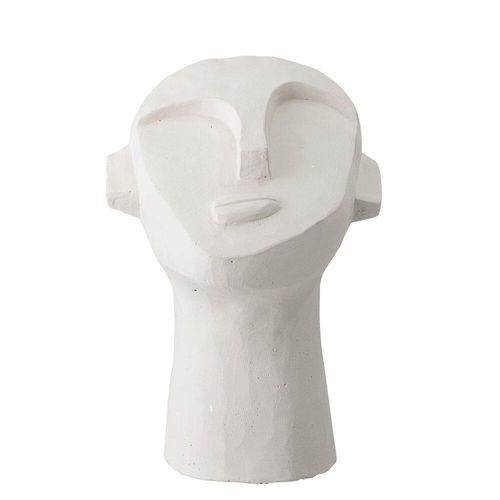 5711173238774 - - Kopf Skulptur abstrakt H 22 cm Beton weiß 5711173238774 - - Kopf Skulptur abstrakt H 22 cm Beton weiß